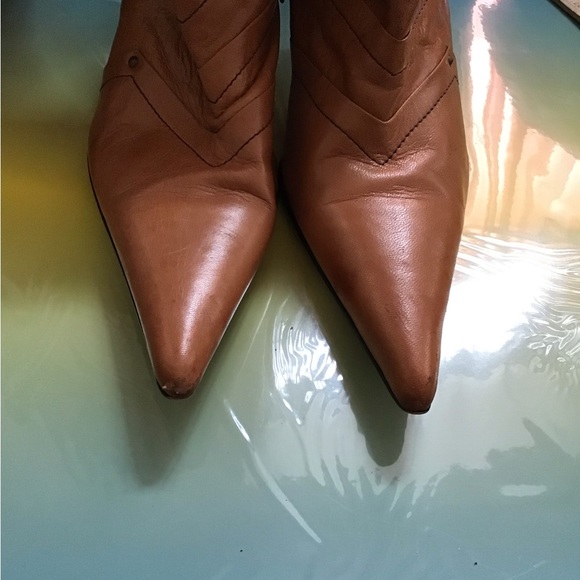 COPY - Genuine Leather, Crystal Heeled Boots by B… - Picture 8 of 8